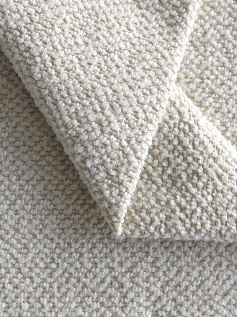 Rideau tamisant bouclette Ecru - Kiabi