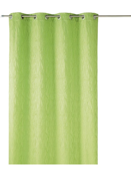Rideau tamisant en jacquard imprimé - Kiabi