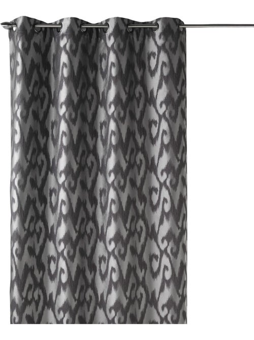 Rideau tamisant en jacquard motifs baroques - Kiabi