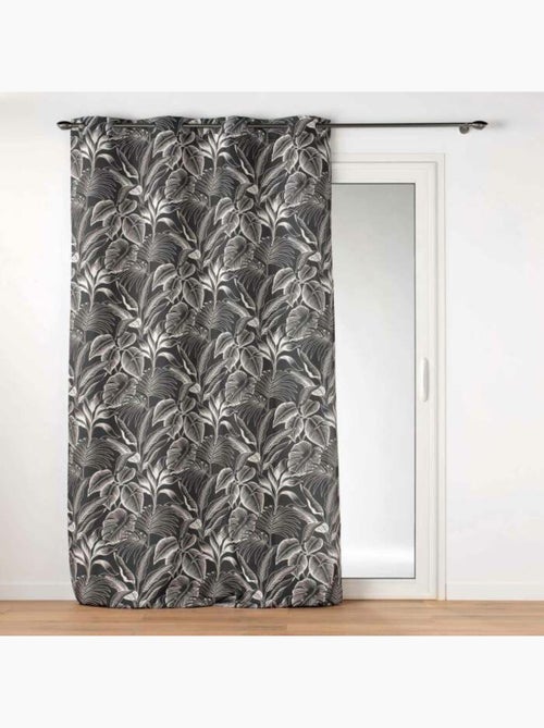 Rideau tamisant polyester imprimé cabana - Kiabi