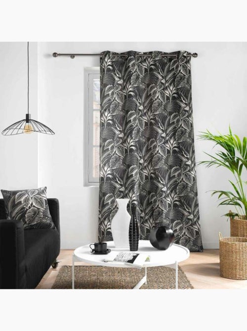 Rideau tamisant polyester imprimé cabana - Kiabi