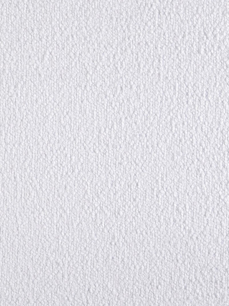 Rideau Thermique à Galon Fronceur  - Effet Bouclette Blanc - Kiabi