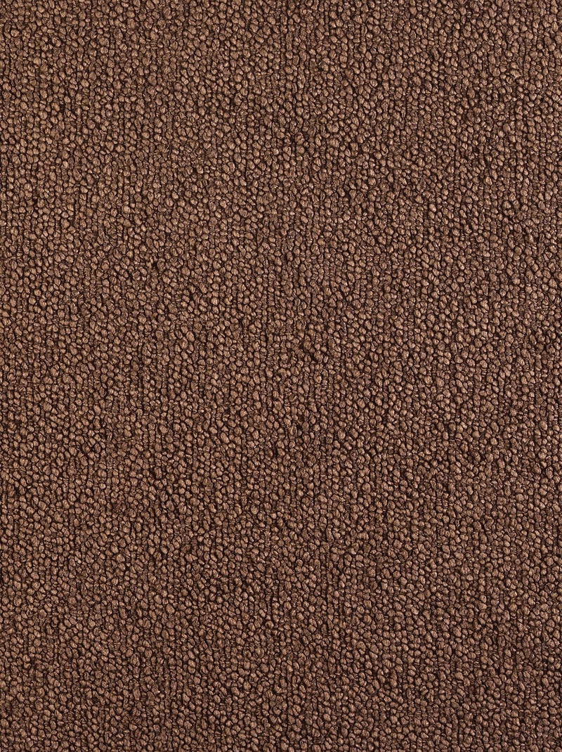 Rideau Thermique à Galon Fronceur  - Effet Bouclette Marron tabac - Kiabi