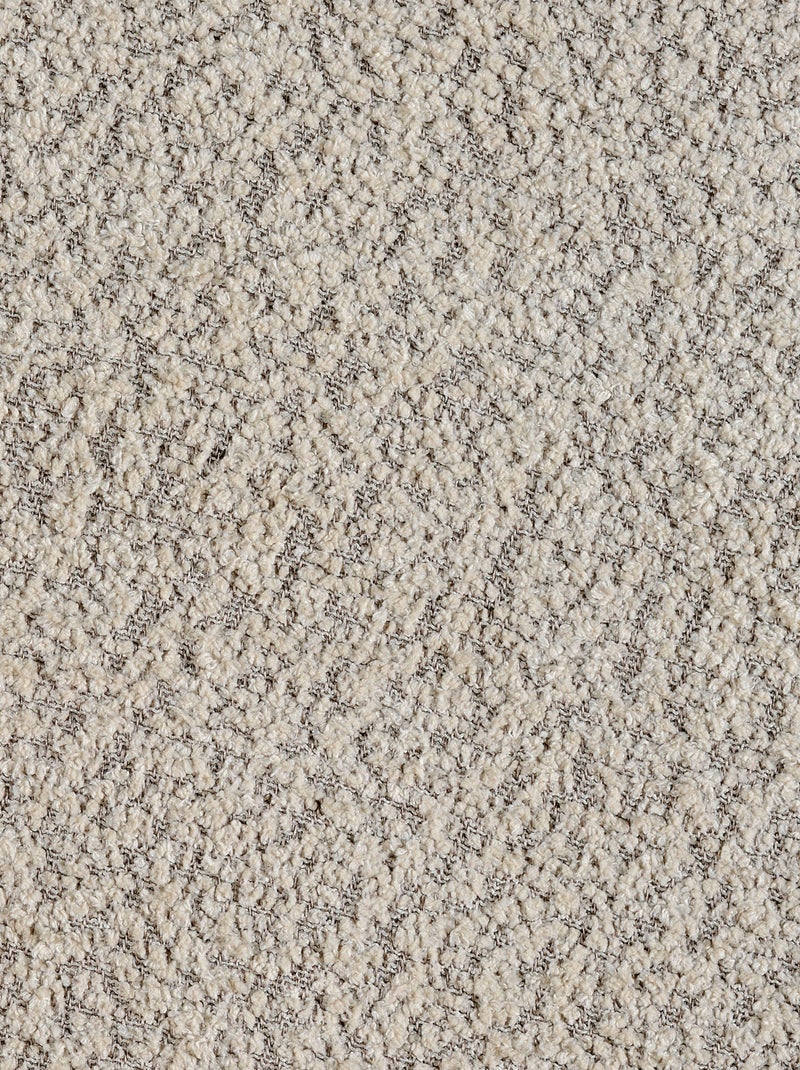 Rideau thermique à oeillets  - effet bouclé Beige - Kiabi
