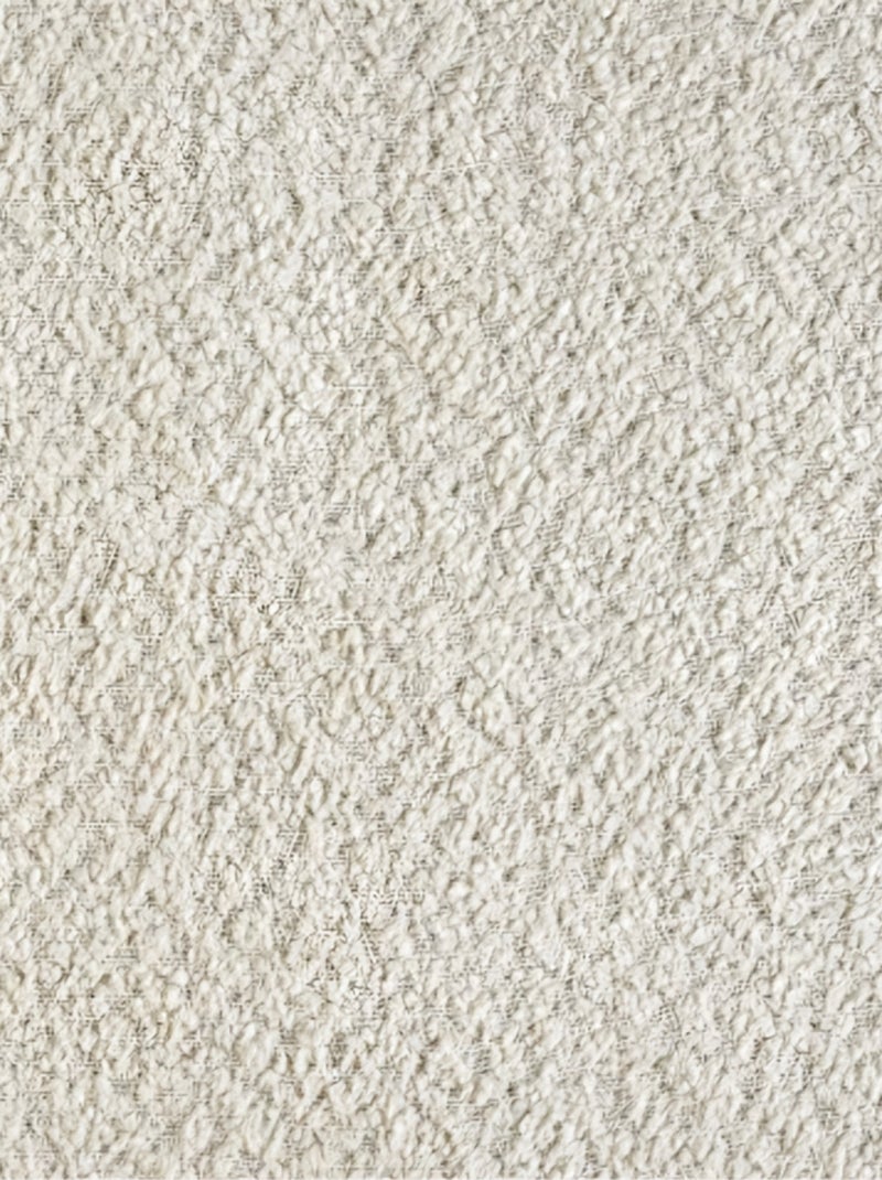 Rideau thermique à oeillets  - effet bouclé Blanc - Kiabi