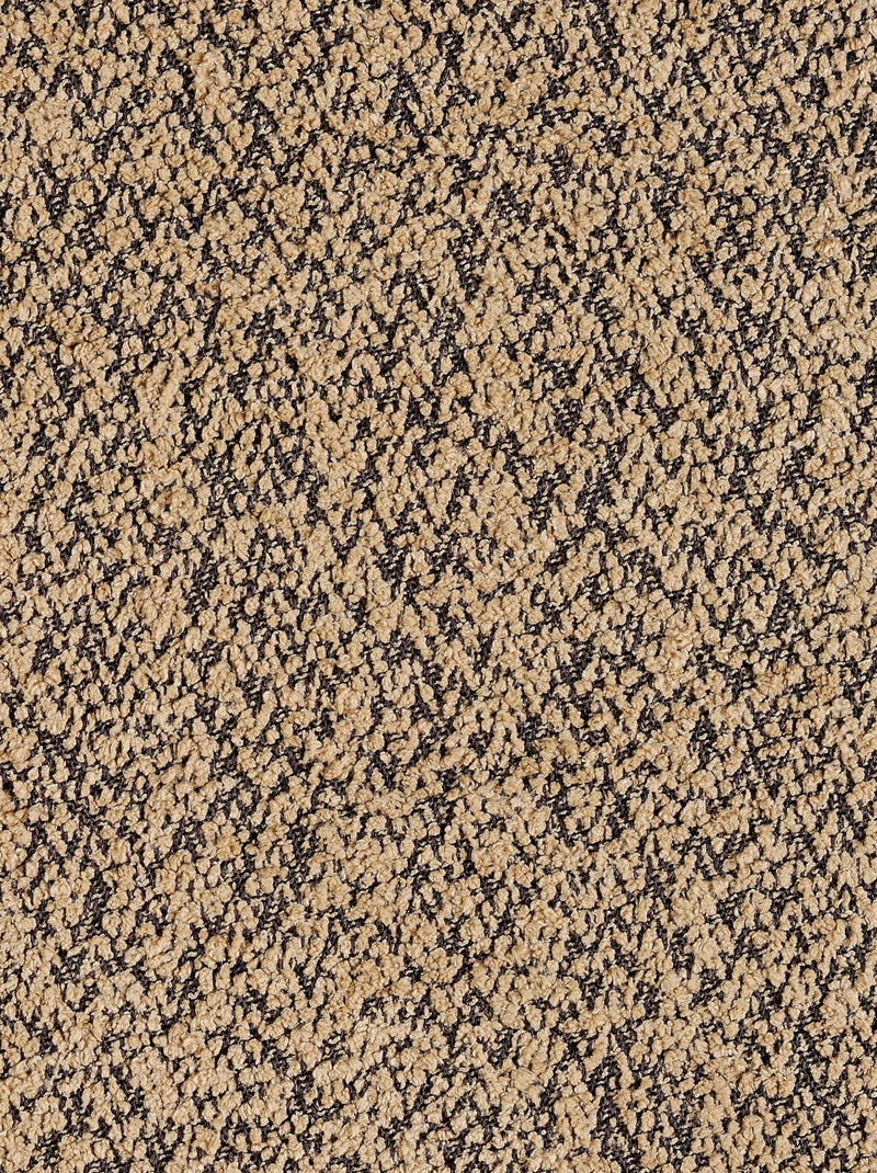 Rideau thermique à oeillets  - effet bouclé Taupe - Kiabi