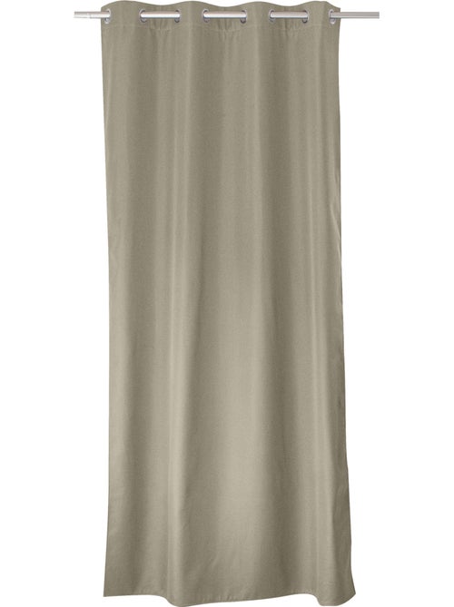 Rideau thermique en microfibre doublée - Kiabi