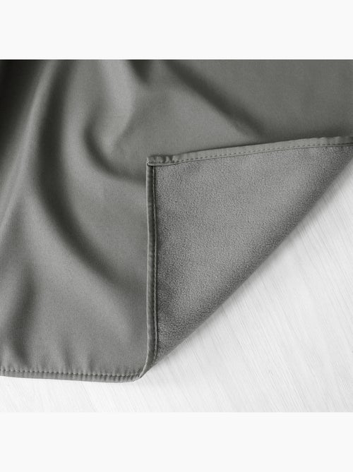 Rideau thermique en microfibre doublée - Kiabi