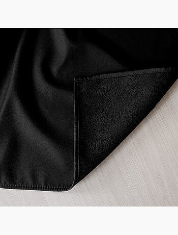 Rideau thermique en microfibre doublée