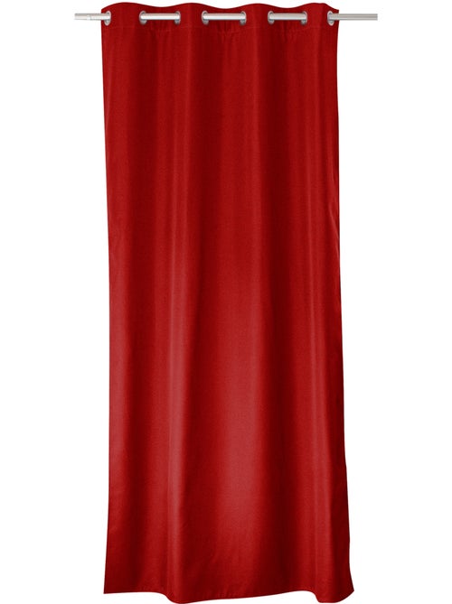 Rideau thermique en microfibre doublée - Kiabi