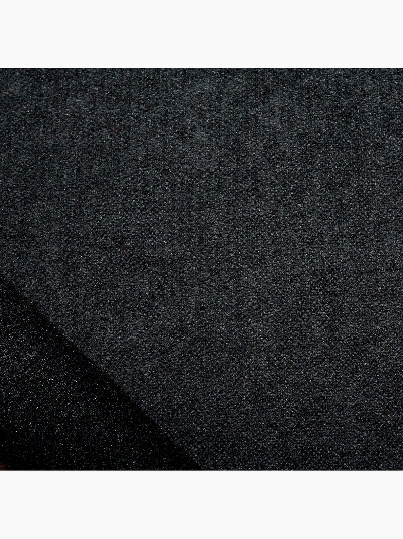 Rideau thermique phonique et semi occultant konfor Noir - Kiabi
