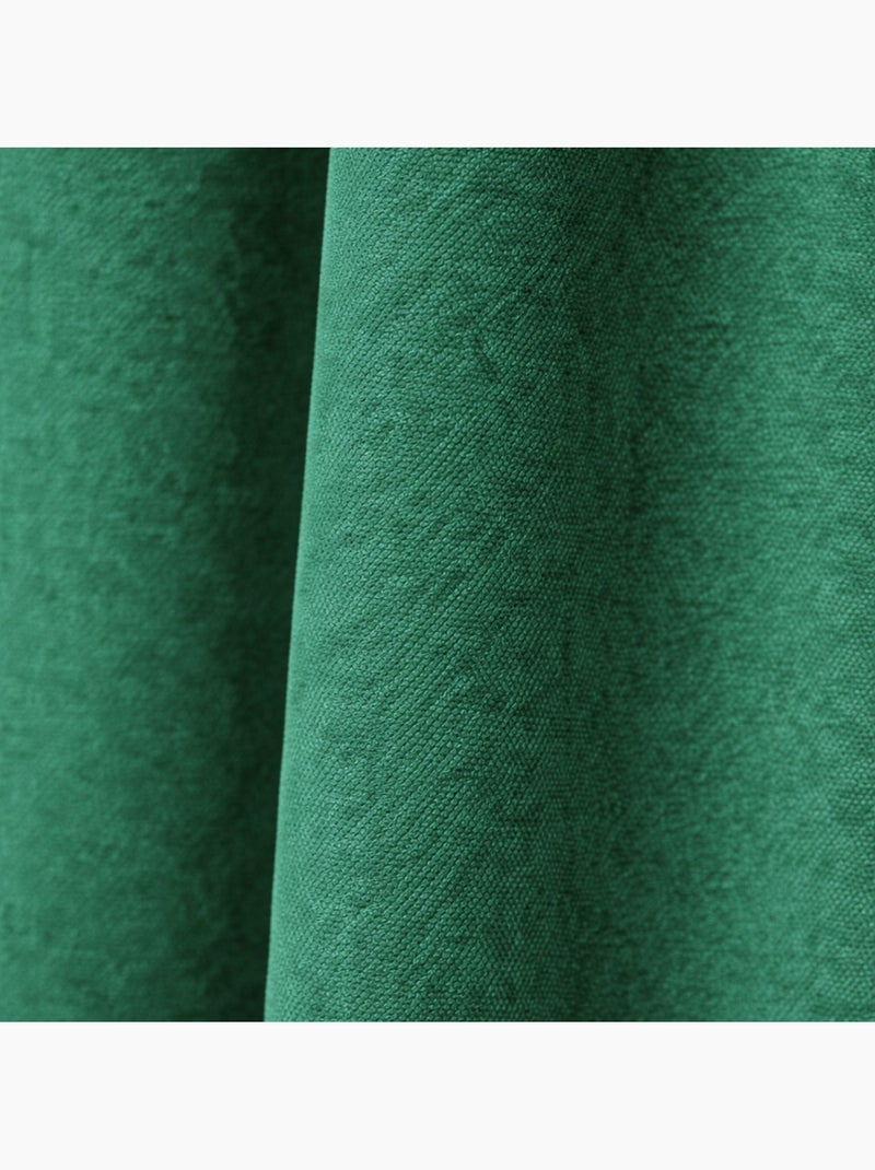 Rideau thermique phonique et semi occultant konfor Vert - Kiabi