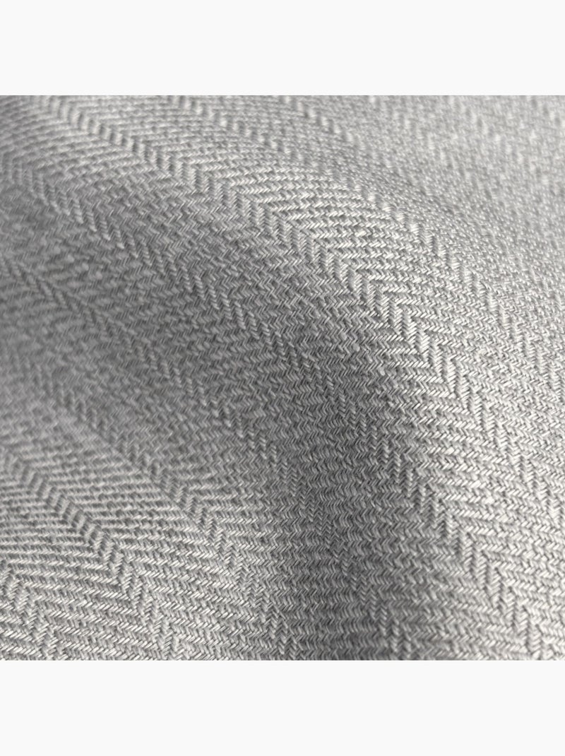 Rideau uni Jacqaurd à œillets Beige clair - Kiabi