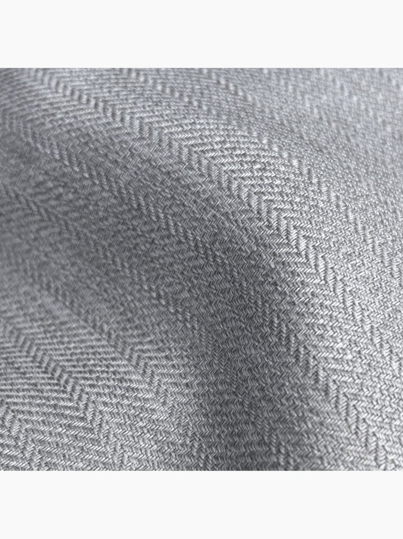 Rideau uni Jacqaurd à œillets Gris clair - Kiabi