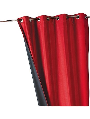 Rideau uni shantung 100% occultant 3 couches