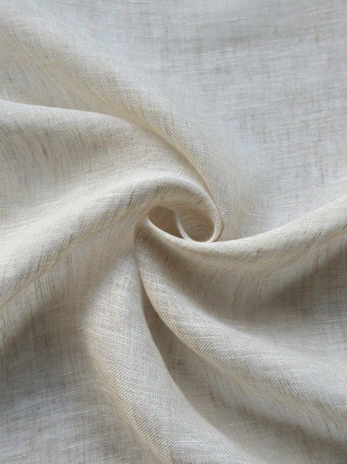 Rideau voilage 100% lin fluide - Kiabi