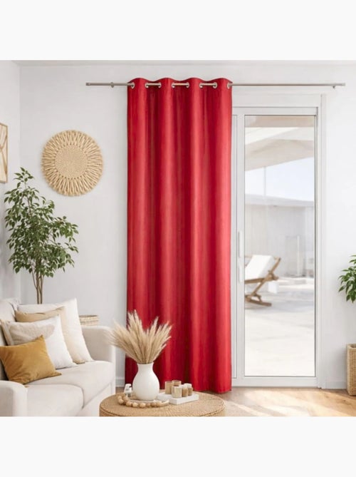 Rideau voilage microfibre uni - Kiabi Rideau voilage microfibre uni - Kiabi
