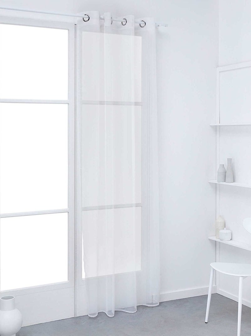 Rideau voilage 'Today' blanc - Kiabi