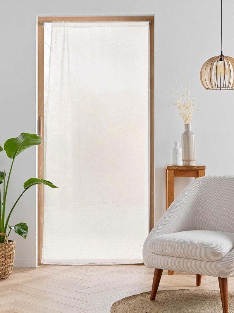 rideaux Polycoton Carlin Douceur d'Intérieur Blanc - Kiabi