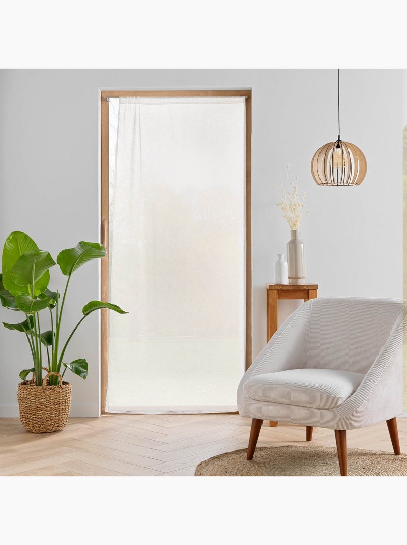 rideaux Polycoton Carlin Douceur d'Intérieur Blanc - Kiabi