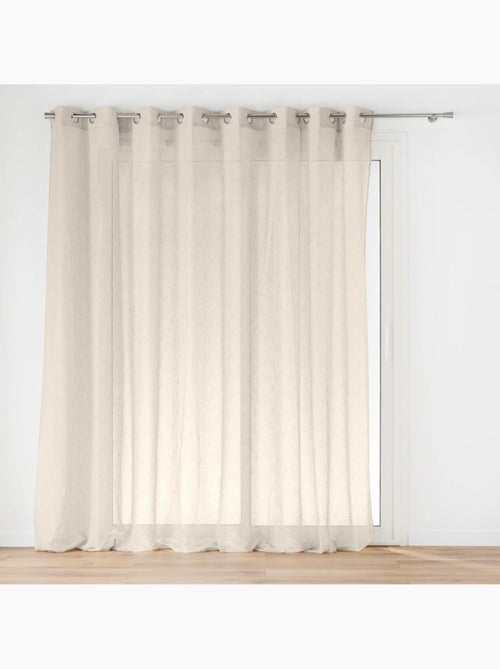 Rideaux polycoton carlin promo linge - Kiabi