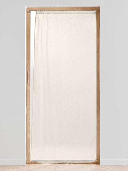 Rideaux polycoton carlin promo linge - Kiabi