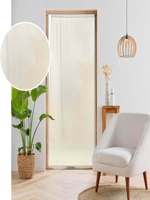 Rideaux polycoton carlin promo linge - Kiabi