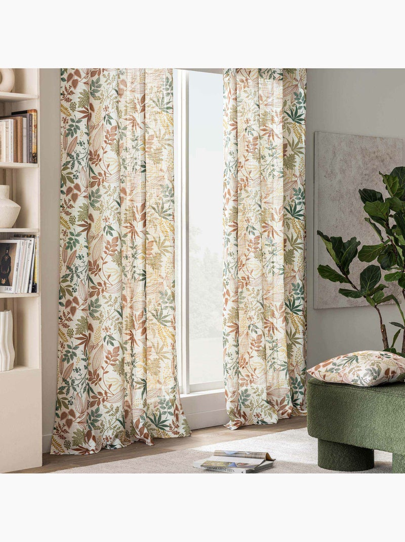 Rideaux polyester hailey douceur d'intérieur Beige - Kiabi