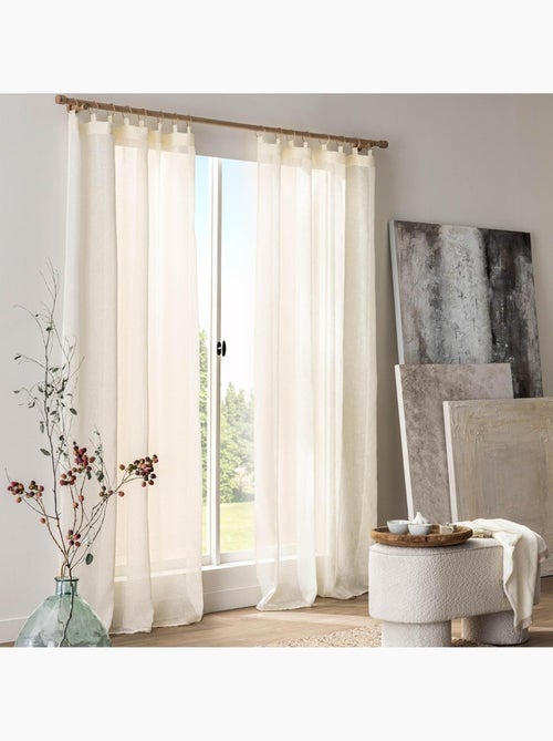 Rideaux polyester sunline douceur d'intérieur - Kiabi