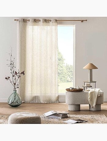 Rideaux polyester zaho douceur d'intérieur