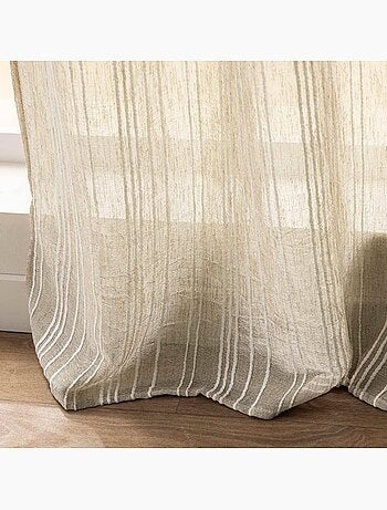 Rideaux polyester zaho douceur d'intérieur