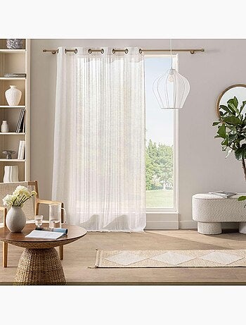 Rideaux polyester zaho douceur d'intérieur