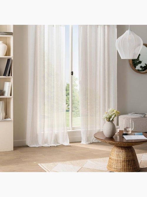 Rideaux polyester zaho douceur d'intérieur - Kiabi