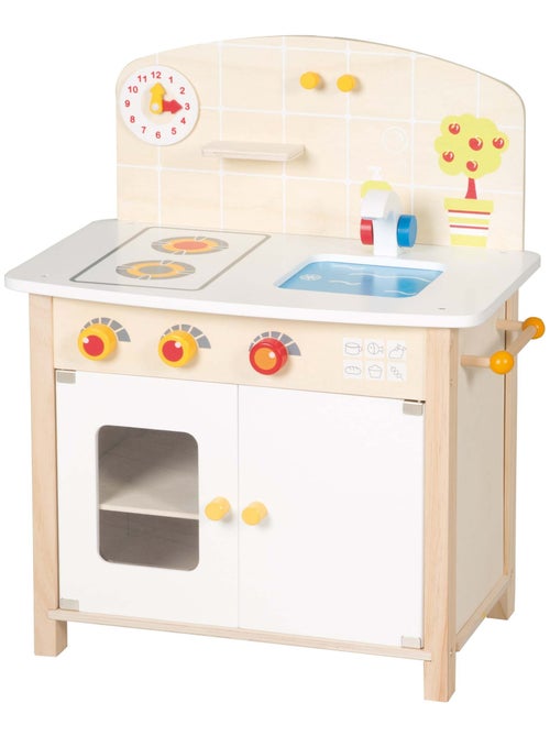 ROBA Cuisine Enfant en Bois + Accessoires en Bois et Métal - Dès 3 Ans - Kiabi