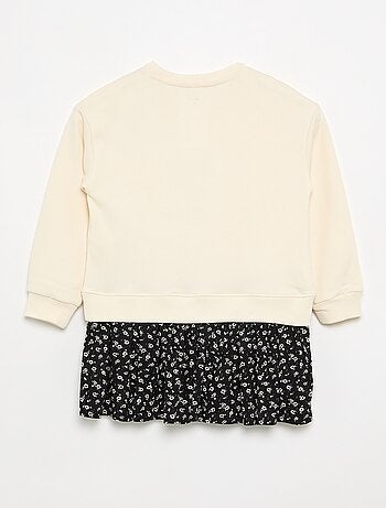 Robe 2 en 1 avec partie sweat-shirt