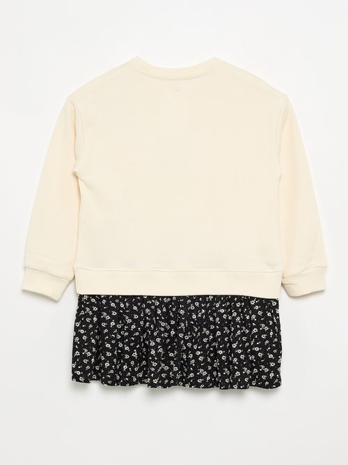 Robe 2 en 1 avec partie sweat-shirt - Kiabi Robe 2 en 1 avec partie sweat-shirt - Kiabi
