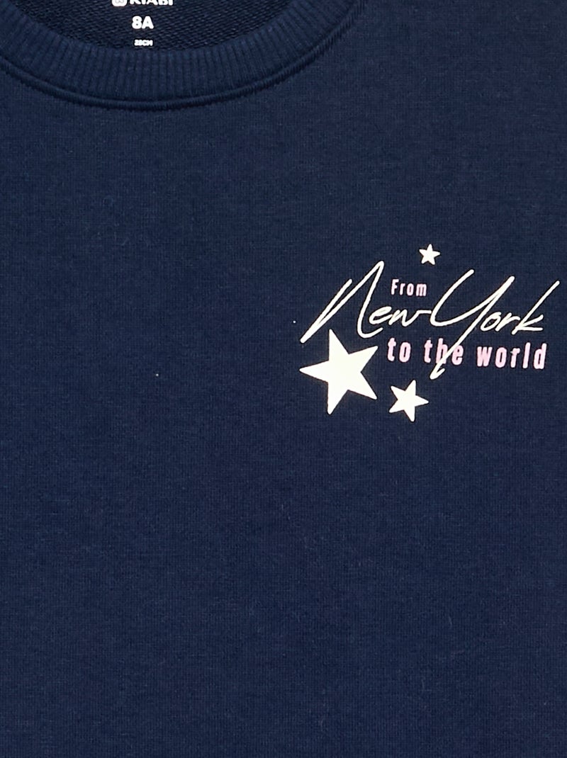 Robe 2 en 1 avec partie sweat-shirt Bleu - Kiabi
