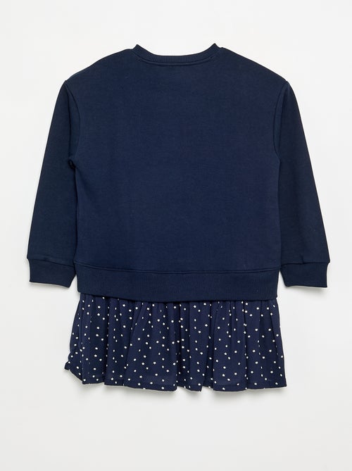 Robe 2 en 1 avec partie sweat-shirt - Kiabi Robe 2 en 1 avec partie sweat-shirt - Kiabi