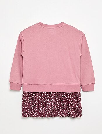 Robe 2 en 1 avec partie sweat-shirt