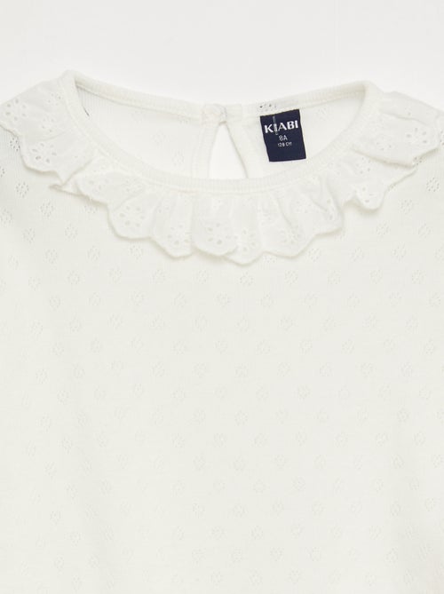 Robe 2 en 1 en velours avec strass - Kiabi