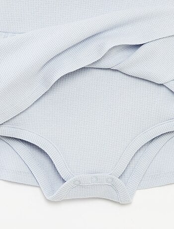 Robe à bretelles avec body intégré