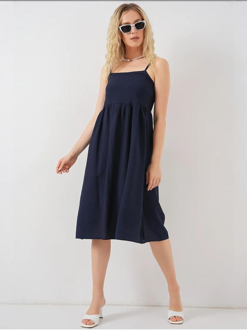 Robe à bretelles ayrobin bdart Bleu marine - Kiabi