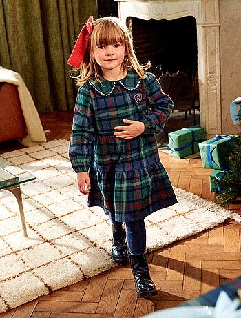 Robe à carreaux 'Kiabi & Catherine Painvin' en coton