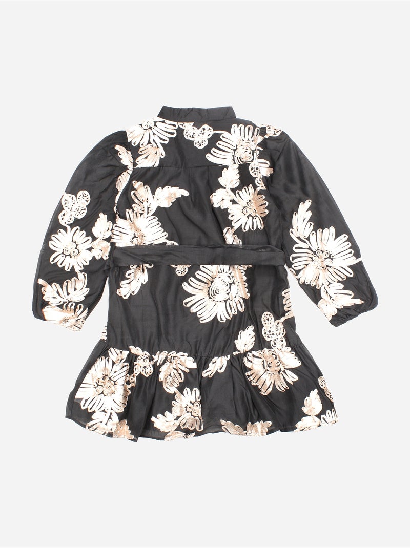 Robe à fleurs - Kids Star Noir - Kiabi