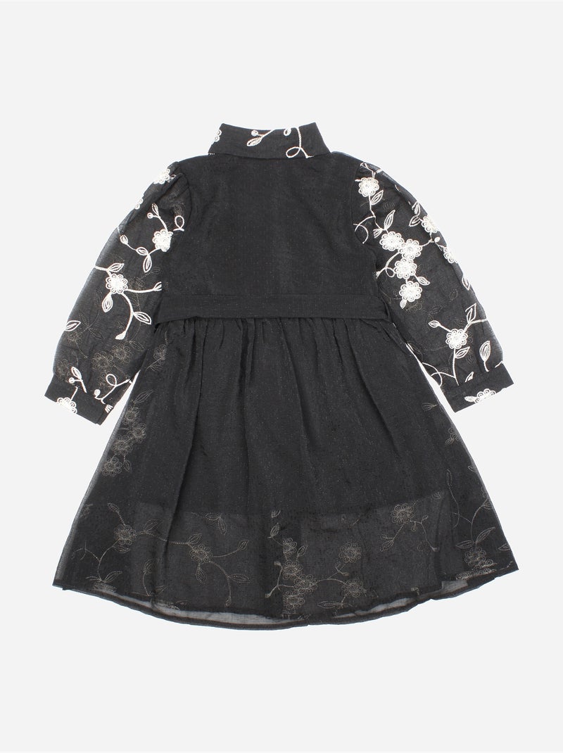 Robe à fleurs - Kids Star Noir - Kiabi