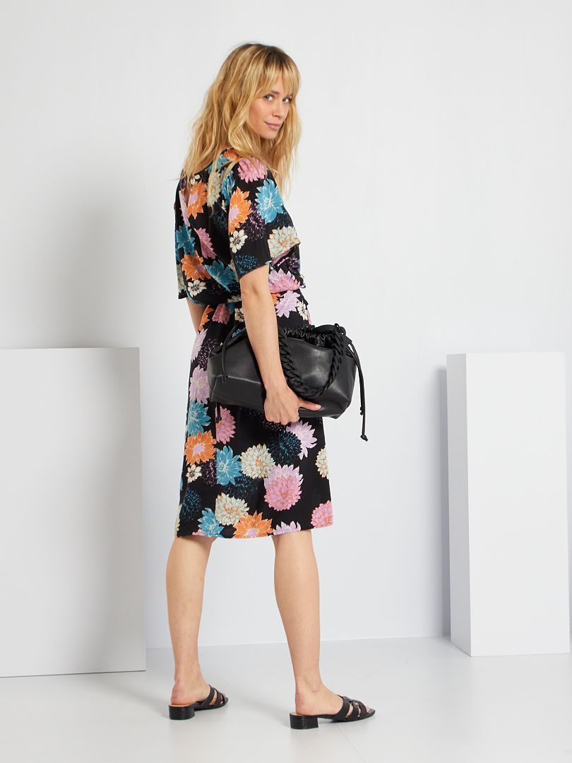 JDY - Robe babydoll col V à imprimé fleuri | ASOS