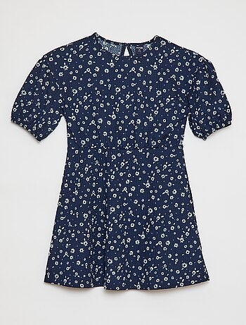 Robe à manches courtes avec imprimé