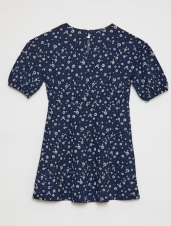 Robe à manches courtes avec imprimé