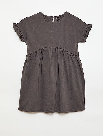 Robe à manches courtes en coton