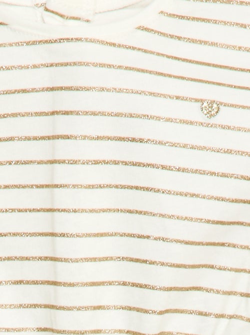 Robe à manches courtes en jersey de coton - Kiabi